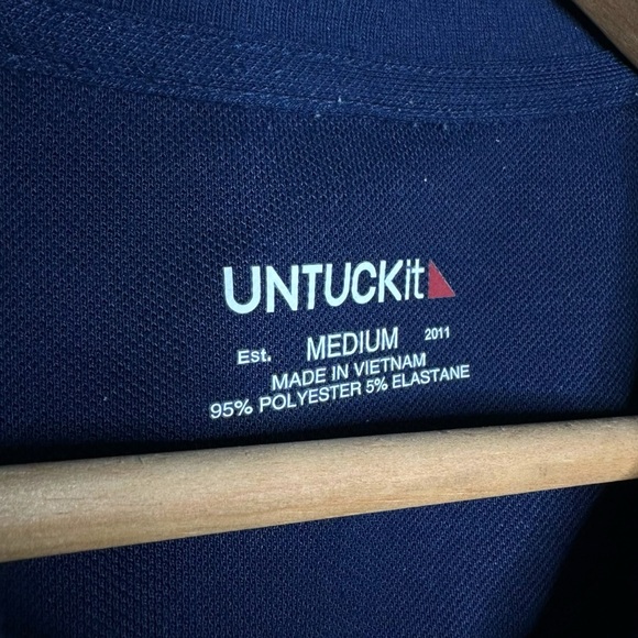 UNTUCKit Navy Polo Shirt - Picture 5 of 6
